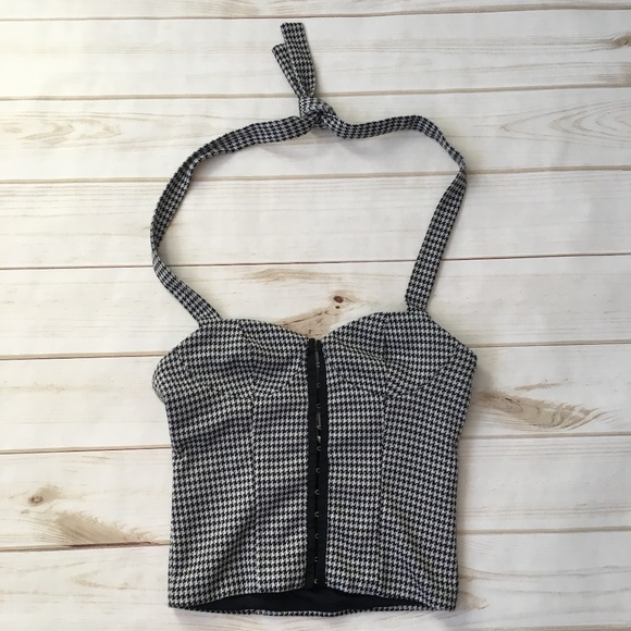 Forever 21 Tops - Forever 21 gingham halter top size small D1